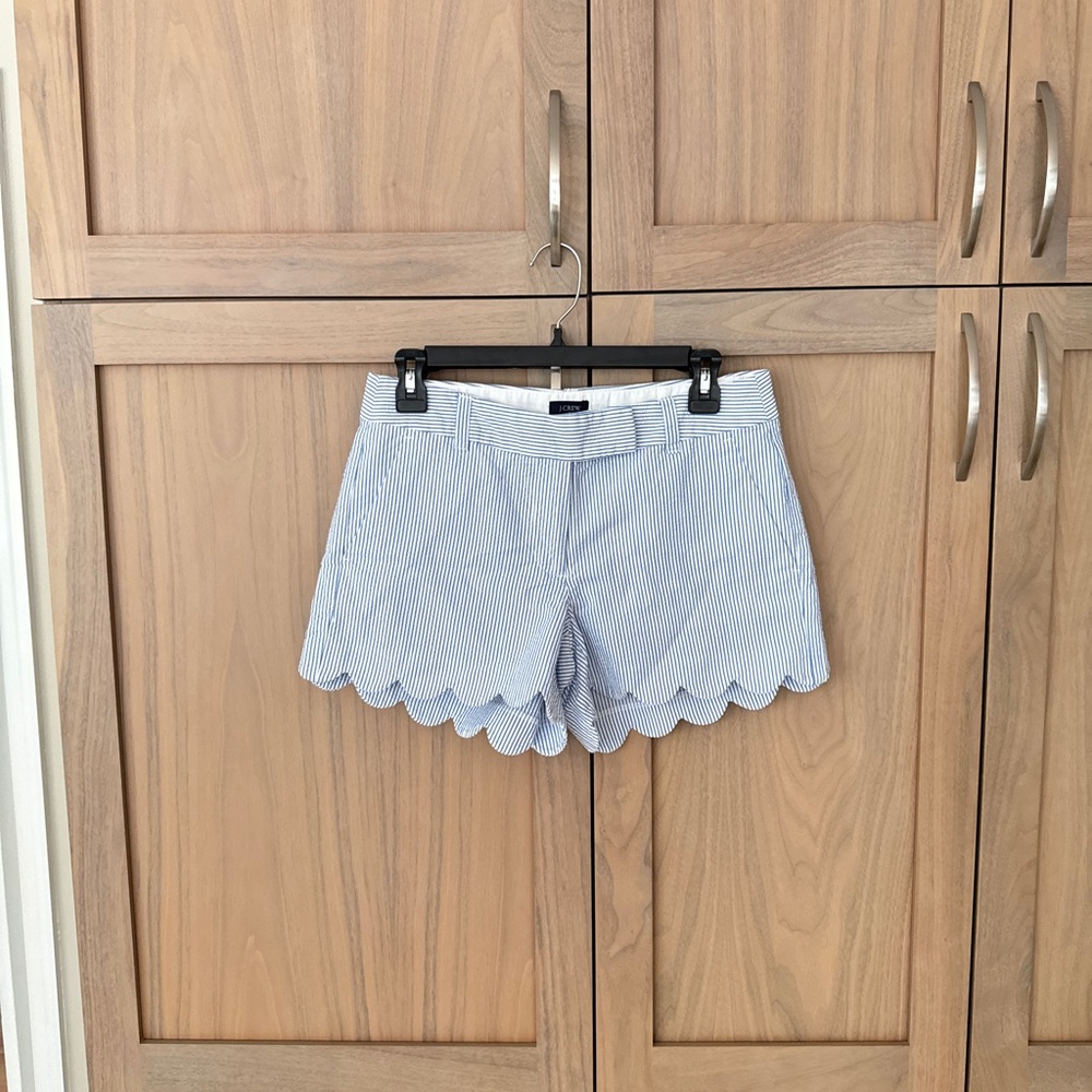 J. Crew Blue and White Shorts